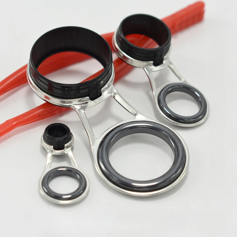 Fishing Rod Repair Kit - الصيد رود دليل حلقة الفولاذ المقاوم