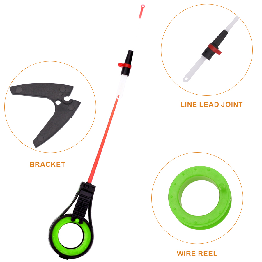FTK الجليد الصيد رود صغيرة محم - مراجعة Fishing Rod Tip Replacement وسعره