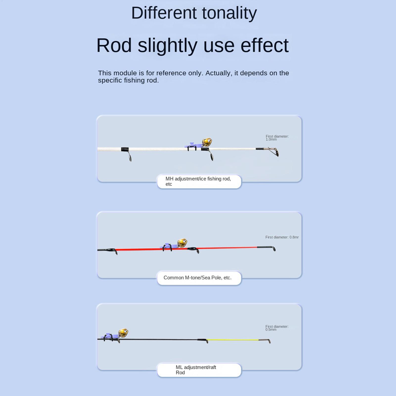 3 قطع من أجهزة إنذار عضّة السم - مراجعة Fishing Rod Ice وسعره